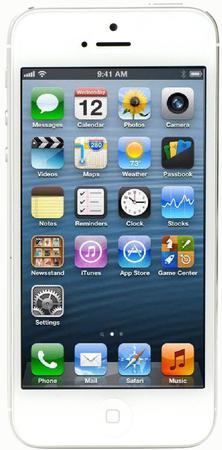 Смартфон Apple iPhone 5 64Gb White & Silver - Михайловка