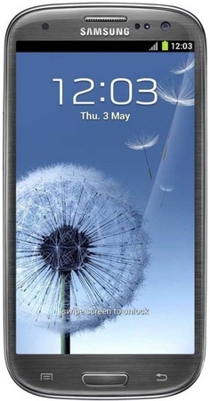 Смартфон Samsung Galaxy S3 GT-I9300 16Gb Titanium grey - Михайловка